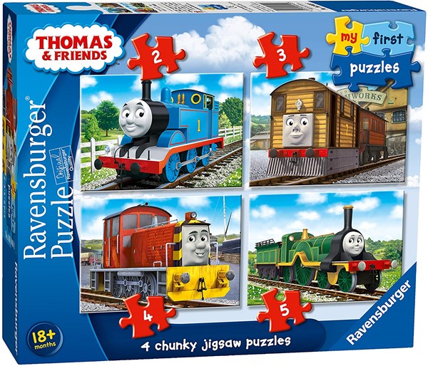 Ravensburger (06940) - "Thomas & Friends" - 2 3 4 5 piezas