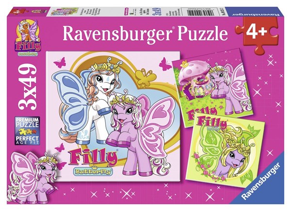Ravensburger (09251) - "Fillys Butterfly Friends" - 49 piezas