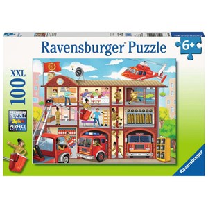 Ravensburger (10404) - "Fire Station" - 100 piezas