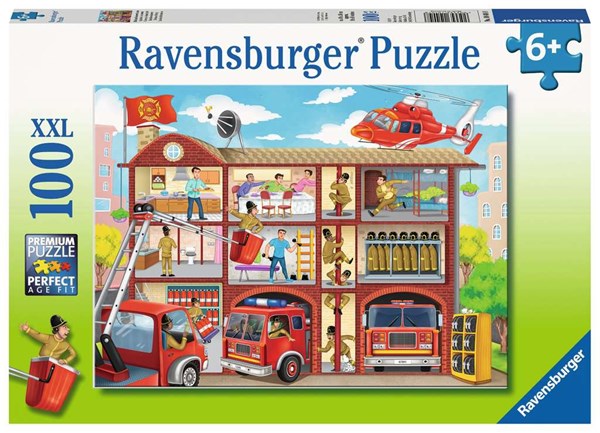 Ravensburger (10404) - "Fire Station" - 100 piezas