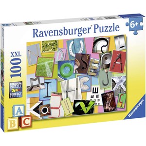 Ravensburger (10761) - "Funny alphabet" - 100 piezas