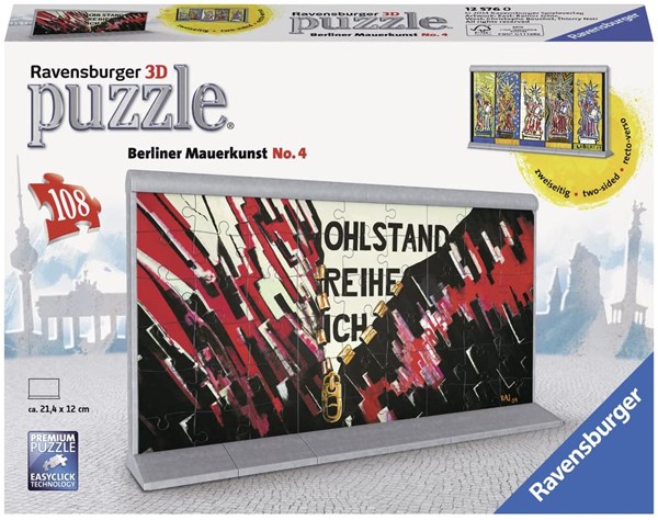 Ravensburger (12576) - "Berlin Wall Art No. 4" - 108 piezas
