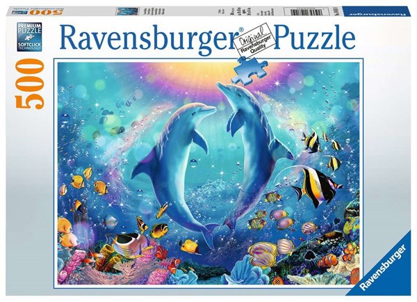 Ravensburger (14811) - "Dolphins" - 500 piezas
