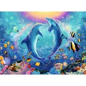 Ravensburger (14811) - "Dolphins" - 500 piezas