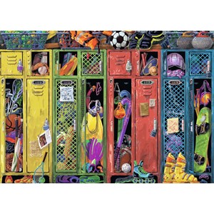 Ravensburger (19862) - "The Locker Room" - 1000 piezas