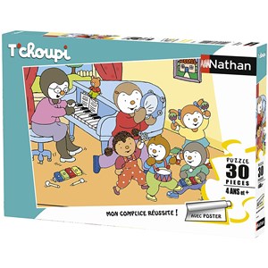 Nathan (86368) - "T'choupi" - 30 piezas