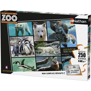 Nathan (86870) - "Animals of the Zoo" - 250 piezas