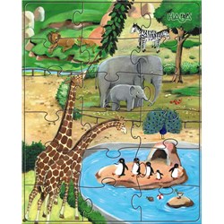 HABA (4960) - "Animals" - 12 15 18 piezas