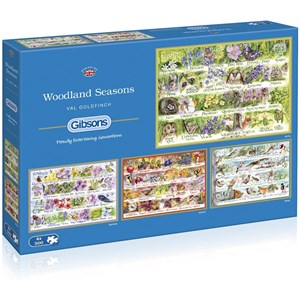 Gibsons (G5048) - "Woodland Seasons" - 500 piezas