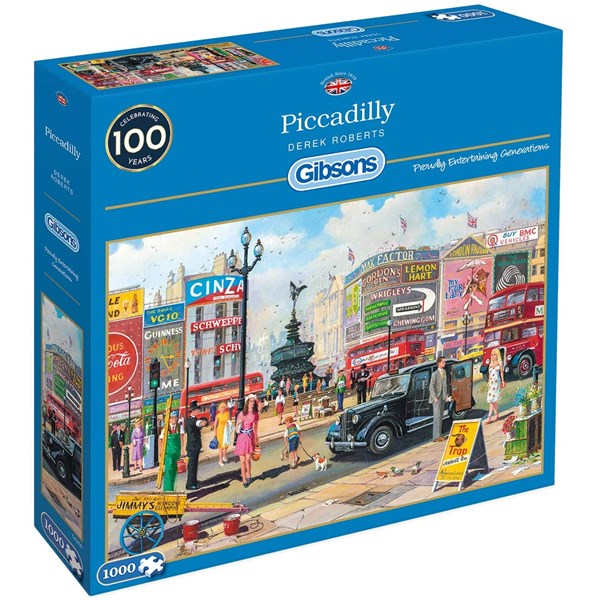 Gibsons (G6256) - Derek Roberts: "Piccadilly" - 1000 piezas