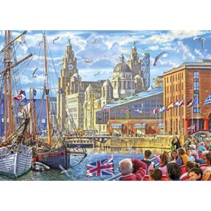 Gibsons (G6298) - Steve Crisp: "Albert Dock, Liverpool" - 1000 piezas