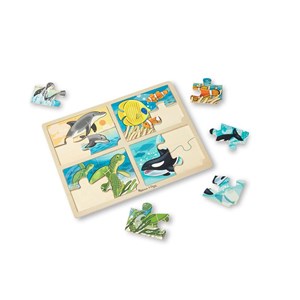 Melissa and Doug (9367) - "Sea Life" - 16 piezas