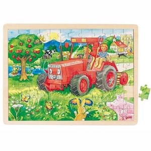 Goki (57655) - "Tractor" - 96 piezas