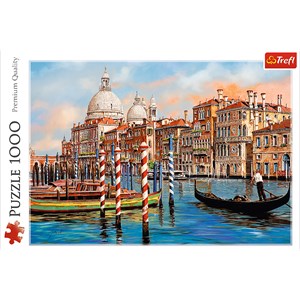 Trefl (10460) - "Afternoon in Venice, Canal Grande" - 1000 piezas