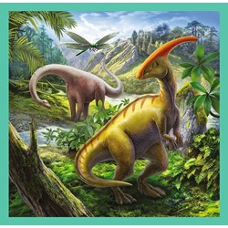 Trefl (34837) - "The extraordinary world of dinosaur" - 20 36 50 piezas