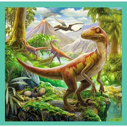 Trefl (34837) - "The extraordinary world of dinosaur" - 20 36 50 piezas