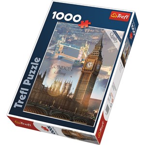 Trefl (103953) - "London at Dawn" - 1000 piezas