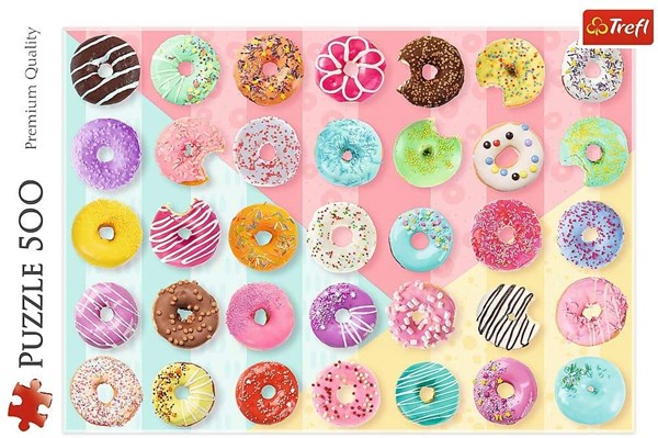 Trefl (37334) - "Sweet Donuts" - 500 piezas