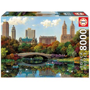 Educa (17136) - Alexander Chen: "Central Park Bow Bridge" - 8000 piezas