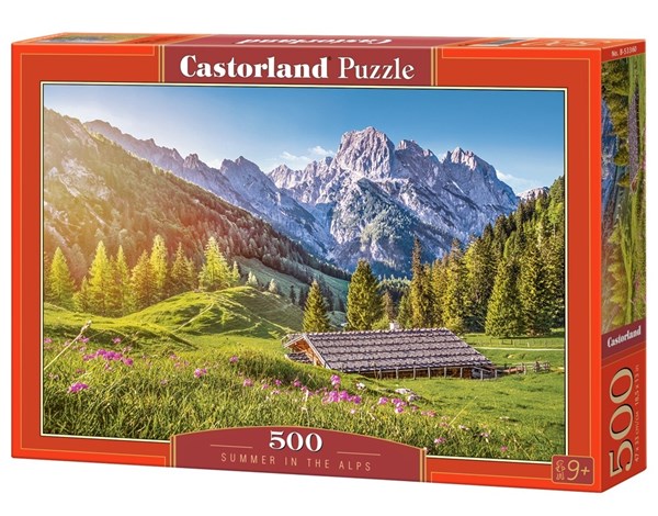 Castorland (B-53360) - "Summer in the Alps" - 500 piezas