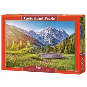 Castorland (B-53360) - "Summer in the Alps" - 500 piezas