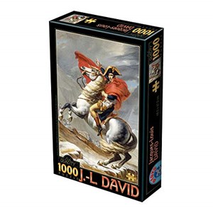 D-Toys (72719-1) - Jacques-Louis David: "Bonaparte Crossing the Alps" - 1000 piezas