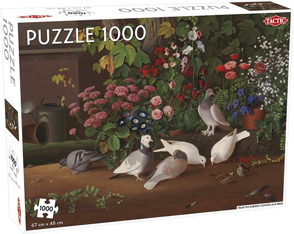 Tactic (55246) - "Flowers and Birds" - 1000 piezas