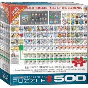 Eurographics (6500-5355) - "Illustrated Periodic Table of The Elements" - 500 piezas