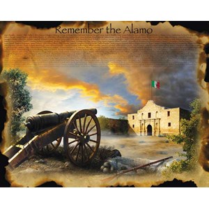 SunsOut (67952) - Jim Todd: "Remember the Alamo" - 1000 piezas