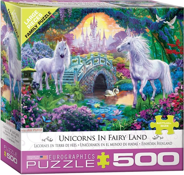 Eurographics (6500-5363) - "Unicorn Fairy Land" - 500 piezas