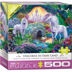 Eurographics (6500-5363) - "Unicorn Fairy Land" - 500 piezas