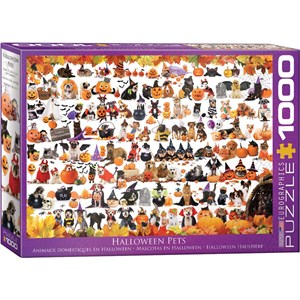 Eurographics (6000-5416) - "Halloween Puppies and Kittens" - 1000 piezas