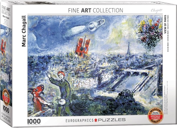 Eurographics (6000-0850) - Marc Chagall: "Le Bouquet de Paris" - 1000 piezas