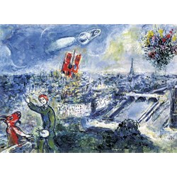 Eurographics (6000-0850) - Marc Chagall: "Le Bouquet de Paris" - 1000 piezas