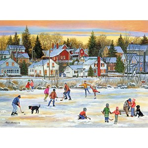Eurographics (6000-5439) - Patricia Bourque: "Evening Skating" - 1000 piezas