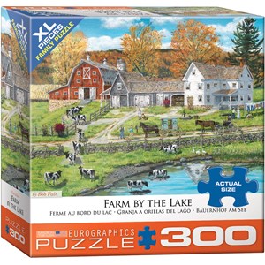 Eurographics (8300-5382) - Bob Fair: "Farm by the Lake" - 300 piezas