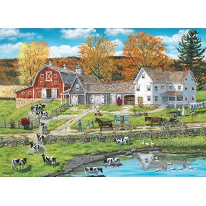 Eurographics (8300-5382) - Bob Fair: "Farm by the Lake" - 300 piezas