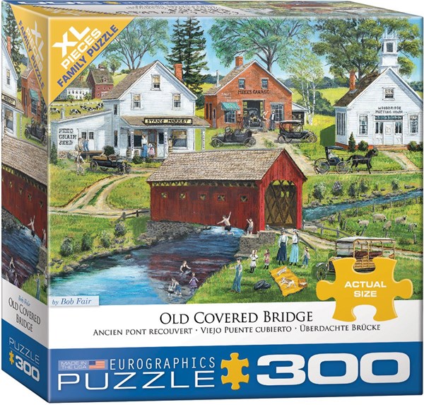 Eurographics (8300-5383) - Bob Fair: "Old Covered Bridge" - 300 piezas