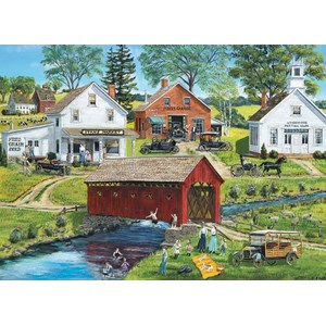 Eurographics (8300-5383) - Bob Fair: "Old Covered Bridge" - 300 piezas