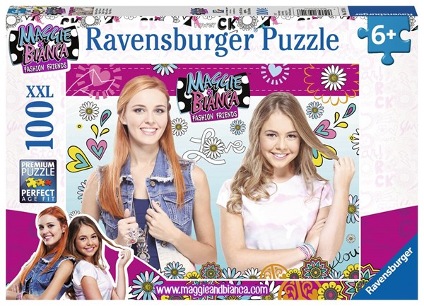 Ravensburger (10714) - "Maggie & Bianca" - 100 piezas