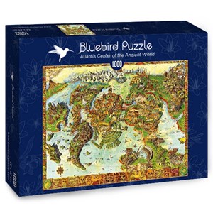 Bluebird Puzzle (70317) - "Atlantis Center of the Ancient World" - 1000 piezas