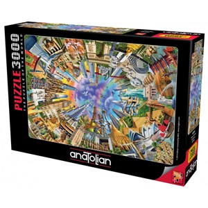 Anatolian (4916) - Adrian Chesterman: "360 World" - 3000 piezas