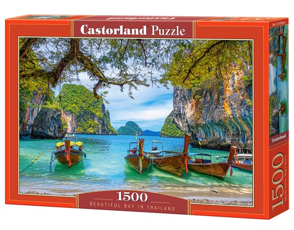 Castorland (C-151936) - "Beautiful Bay in Thailand" - 1500 piezas