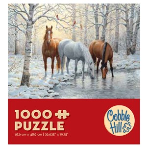 Cobble Hill (57157) - "Horse Trio" - 1000 piezas