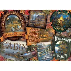 Cobble Hill (80040) - Sam Timm: "Cabin Signs" - 1000 piezas