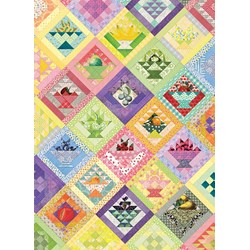 Cobble Hill (80267) - "Fruit Basket Quilt" - 1000 piezas