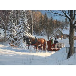 Cobble Hill (80067) - Douglas Laird: "Sugar Shack Horses" - 1000 piezas