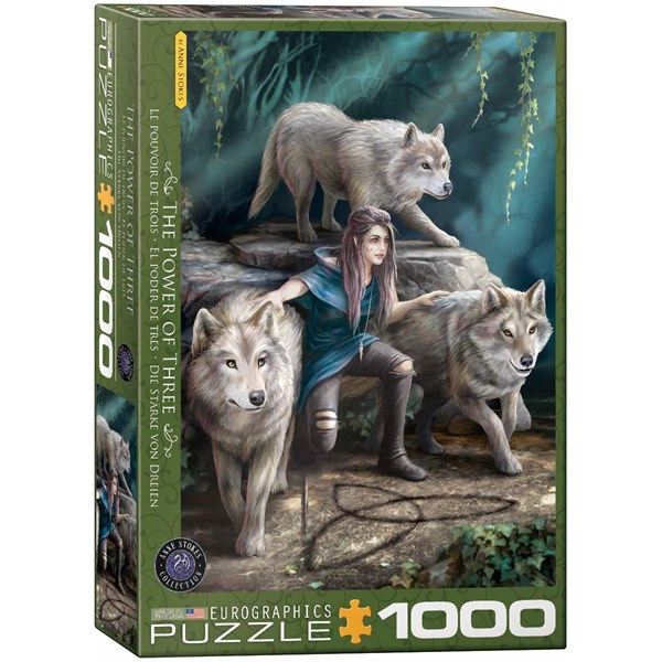 Eurographics (6000-5476) - Anne Stokes: "The Power of Three" - 1000 piezas