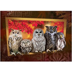 Art Puzzle (4375) - "Owls" - 1000 piezas