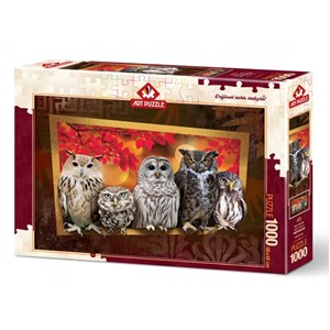Art Puzzle (4375) - "Owls" - 1000 piezas